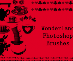 Wonderland Photoshop Brushes