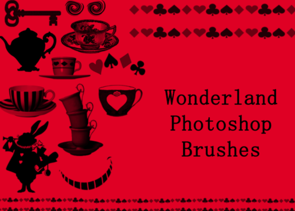 Wonderland Photoshop Brushes