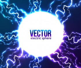 electric sphere vector background