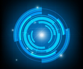 future technology background template vector