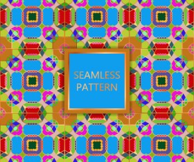 kaleidoscope seamless pattern vector material 01