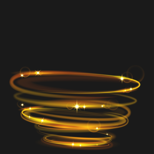 neon rings effects illustration vector 04