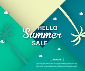 special offer summer sale background vector 02