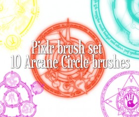 10 circle photoshop brushes