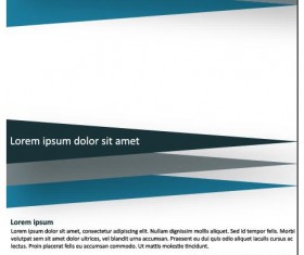 2018 Annual poster template vector 02