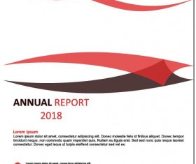 2018 Annual poster template vector 05