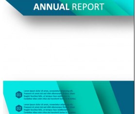 2018 Annual poster template vector 07