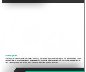 2018 Annual poster template vector 13