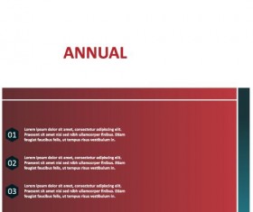 2018 Annual poster template vector 15