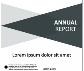 2018 Annual poster template vector 16