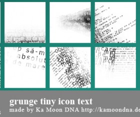 21 grunge tiny text photoshop brushes