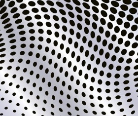 Abstract background with black cricles dots vector