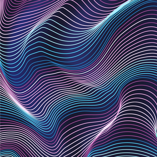 Abstract lines landscape background vector 05