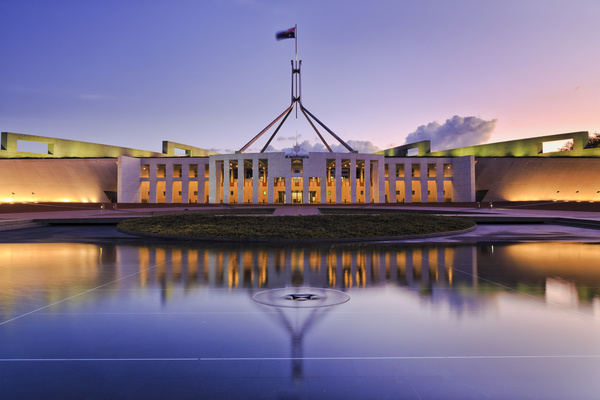 Australian capital Canberra Stock Photo  04