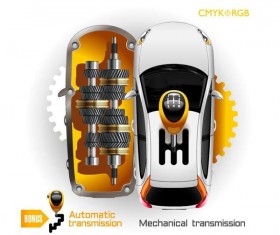 Automatic transmission template vector