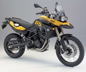 BMW off-road motorcycle Stock Photo