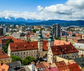 Beautiful city of Austria Stock Photo 10