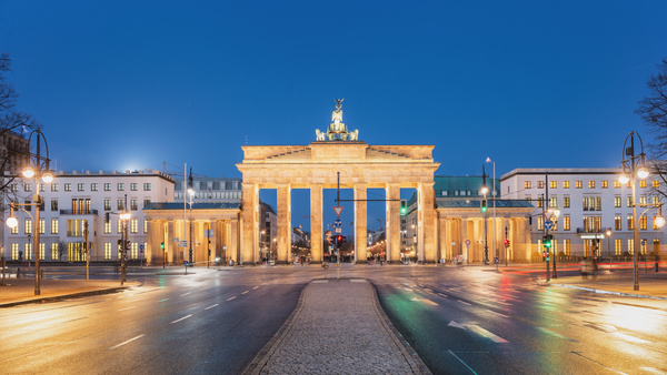 Beautiful city of Berlin Stock Photo 02