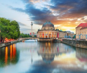 Beautiful city of Berlin Stock Photo 04