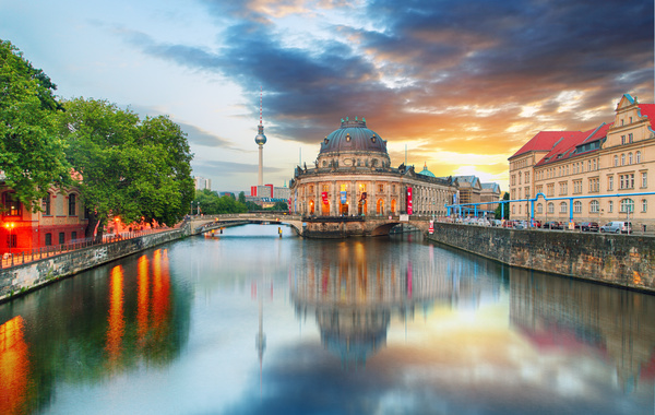 Beautiful city of Berlin Stock Photo 04