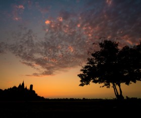 Beautiful sunset Stock Photo