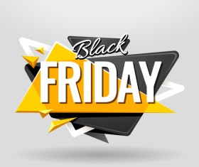 Black Friday Banner vector material 02