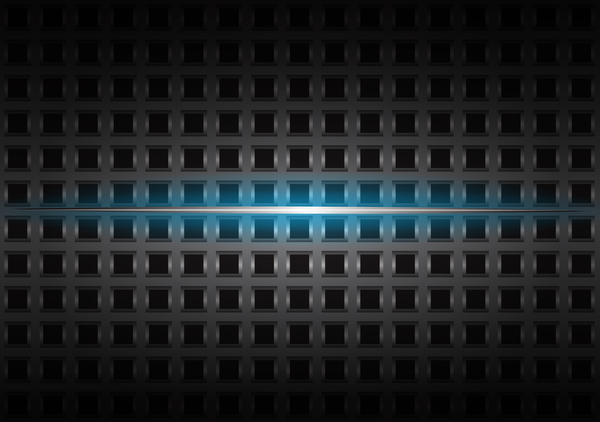 Black plaid pattern with blue light background vector