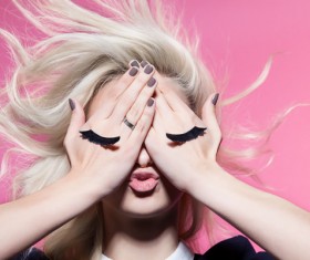 Blindfolded woman HD picture