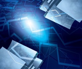 Blue modern background art vector