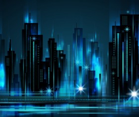 Blurs city background design vectors 04