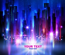 Blurs city background design vectors 07