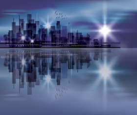 Blurs city background design vectors 08