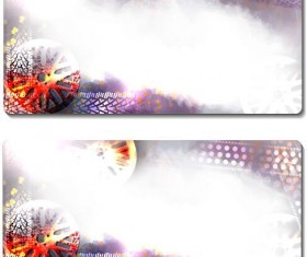 Blurs tire printed banner vector