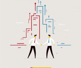 Businessman concept business template vector 03