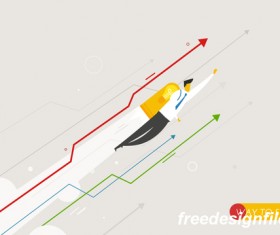 Businessman concept business template vector 04