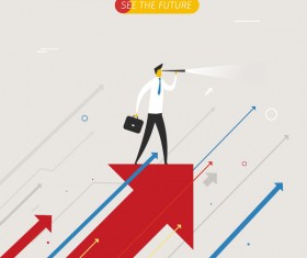 Businessman concept business template vector 06