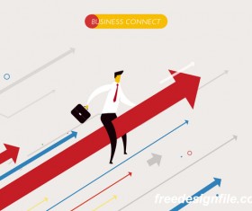 Businessman concept business template vector 08