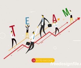 Businessman concept business template vector 10