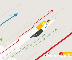 Businessman concept business template vector 12