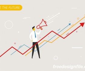 Businessman concept business template vector 13