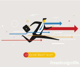 Businessman concept business template vector 15