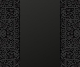 Carbon black and hollow background vectors 01
