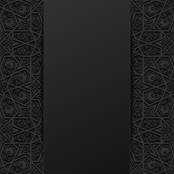 Carbon black and hollow background vectors 02