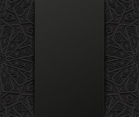 Carbon black and hollow background vectors 07