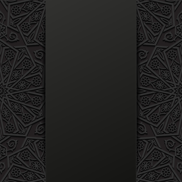 Carbon black and hollow background vectors 07