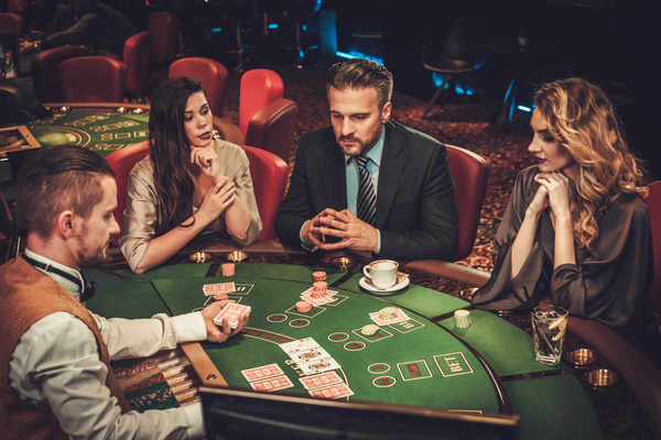 Casino playing card Stock Photo