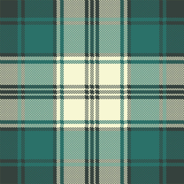 Check plaid fabric pixel seamless pattern vector