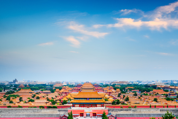 China Forbidden City Stock Photo