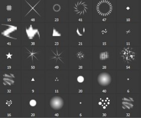 Christmas Landscape photoshop brushes