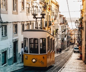 City trams Stock Photo 01